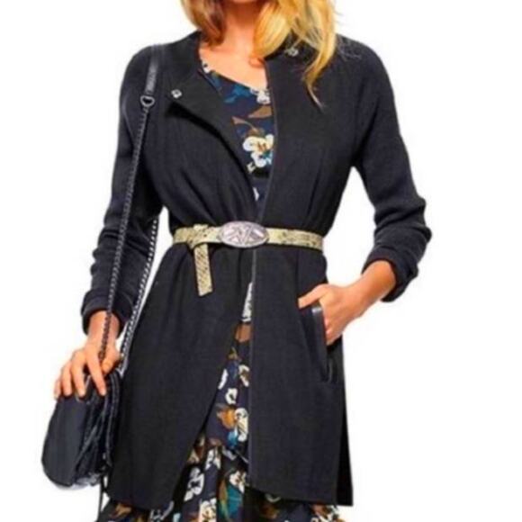 Cabi French Trench Black Cardigan Style #3351 Size S  NWOT Fall Style NWOT - Picture 1 of 11